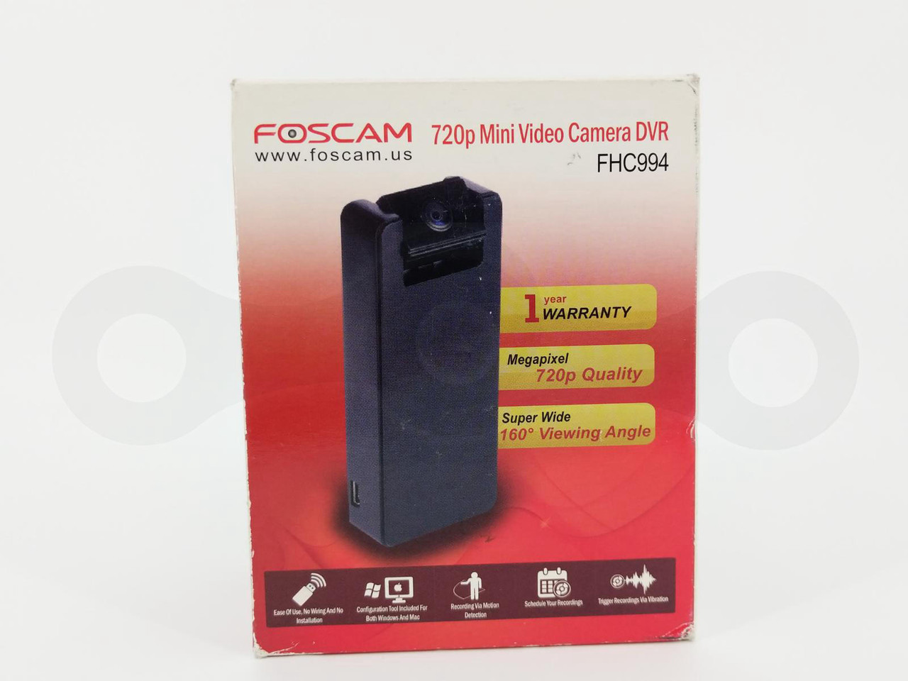 FOSCAM FHC994 720P MINI VIDEO CAMERA DVR MOTION DETECTION RECHARGEABLE