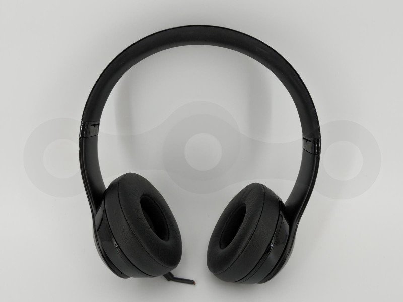 BEATS BY DR DRE SOLO 3 HEADPHONES HEADBAND ONLY GLOSS BLACK WIRED