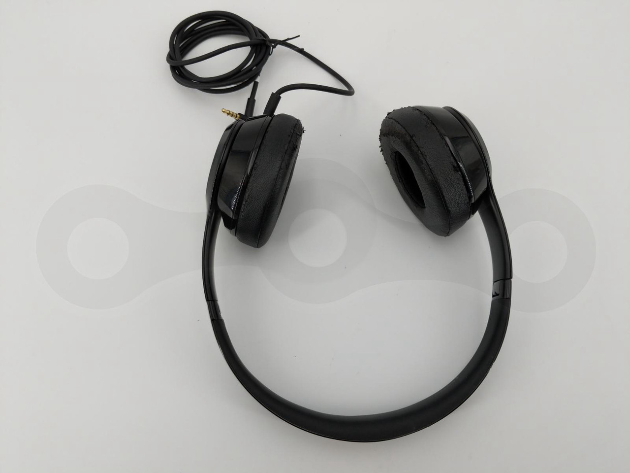 BEATS BY DR DRE SOLO 3 HEADPHONES WIRED CORDED HEADBAND GLOSS BLACK