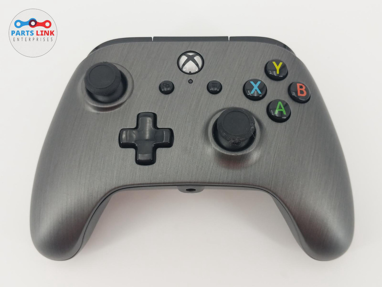 XBOX ONE POWERA WIRED CONTROLLER BRUSHED METAL ENHANCED GREY GRAY/BLACK