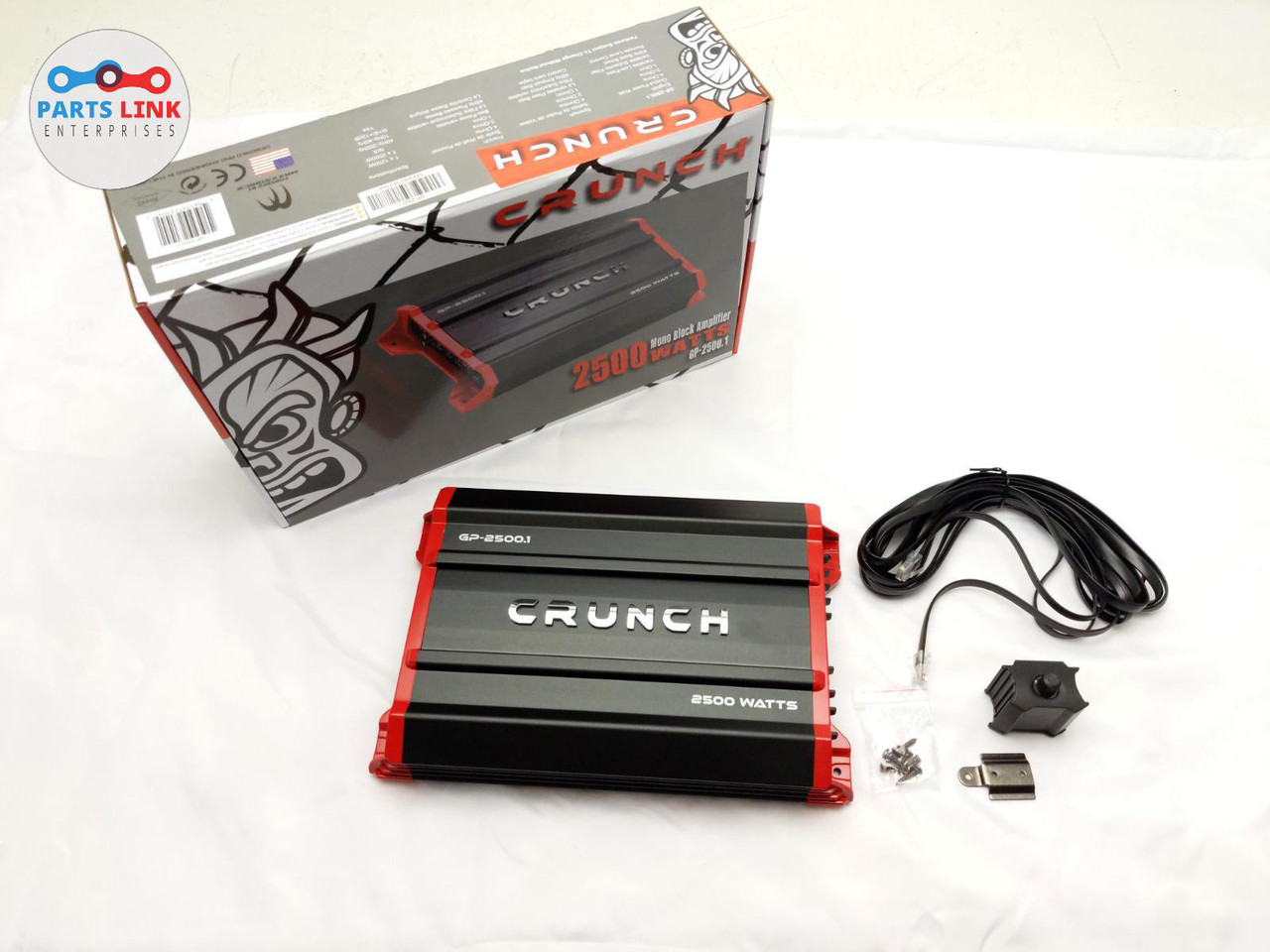 New Crunch GP-2500.1 Ground Pounder 2500 Watt Mono Amplifier Car