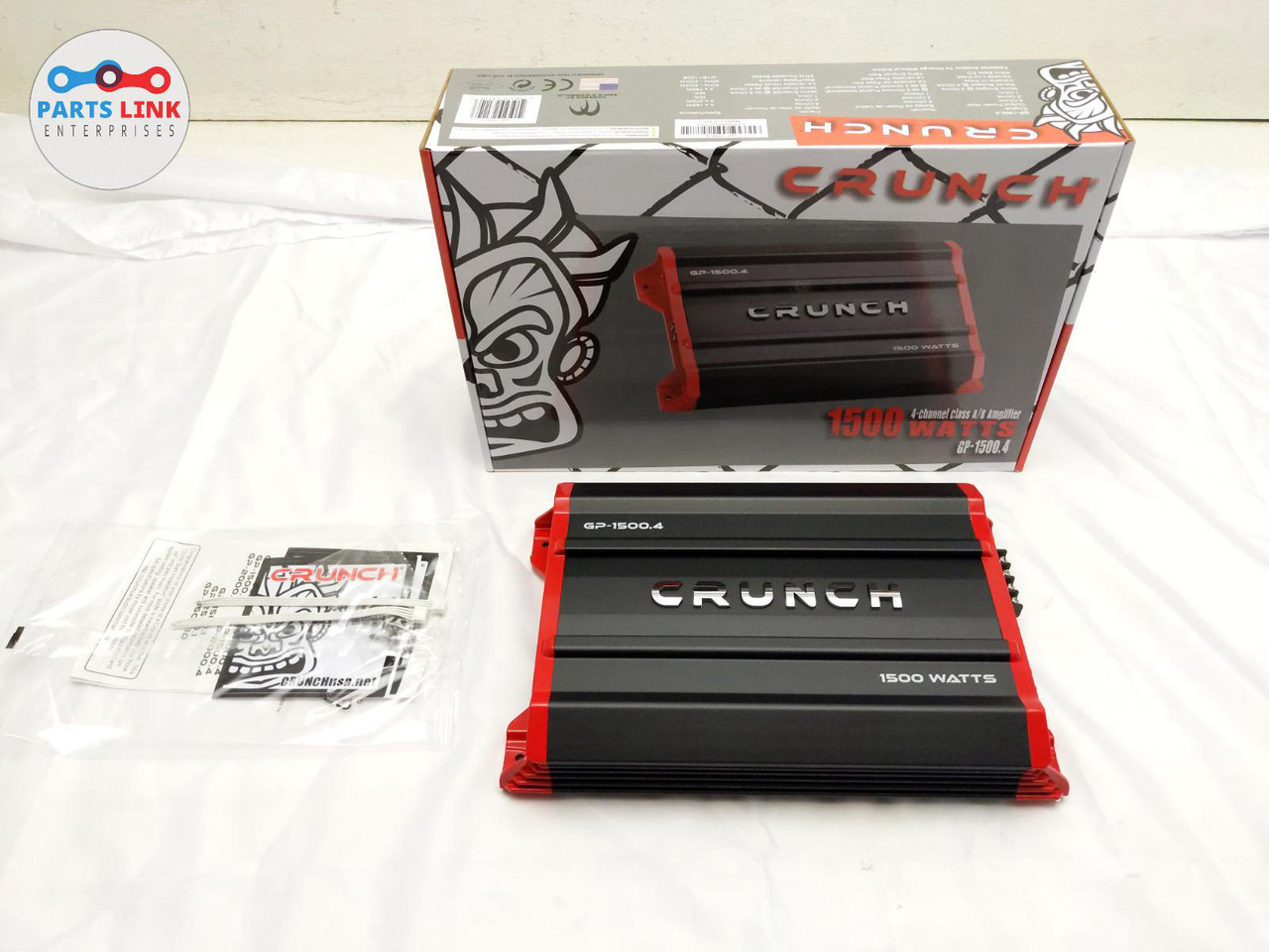 Crunch GP-1500.4 1500 Watt 4 Channel 