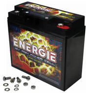 Energie PR1200 1200 Watt Car Audio Power Cell Battery 12V Sealed Reikken 18 Ah
