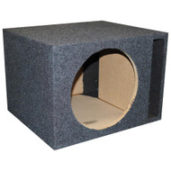 New QPower QSBASS10 Single 10" Vented Slot Ported Subwoofer Sub Enclosure Box #NI030221