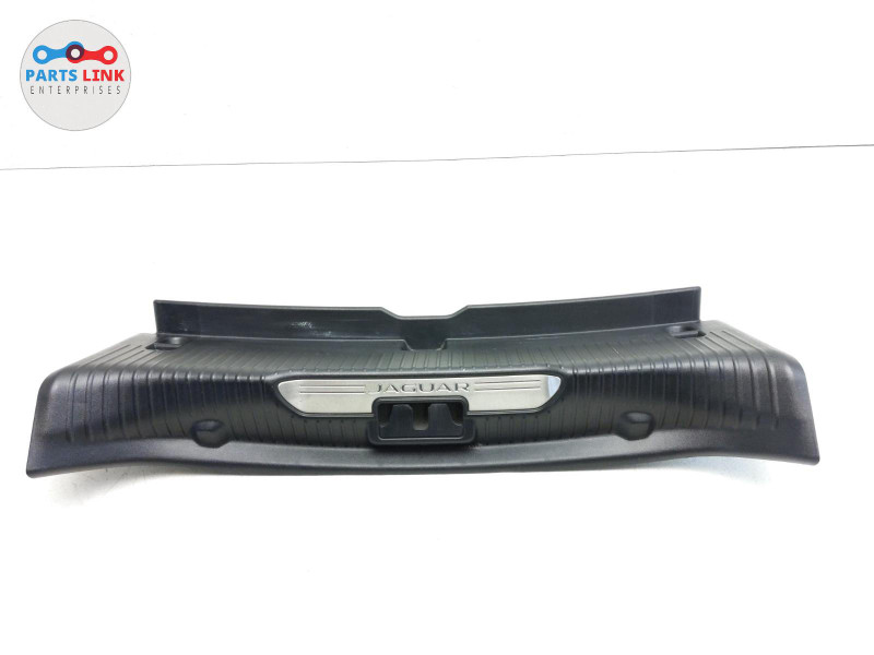 201419 JAGUAR XJ REAR TRUNK LID LOCK LATCH COVER TRIM SCUFF PLATE SILL