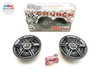 Pair New Crunch CS525CX 5.25" 250 Watt 2 Way Car Audio Coaxial Speakers 4 Ohm