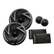 2) New Power Acoustik EF60C 6.5" 500 Watt 2 Way Car Audio Component Speakers