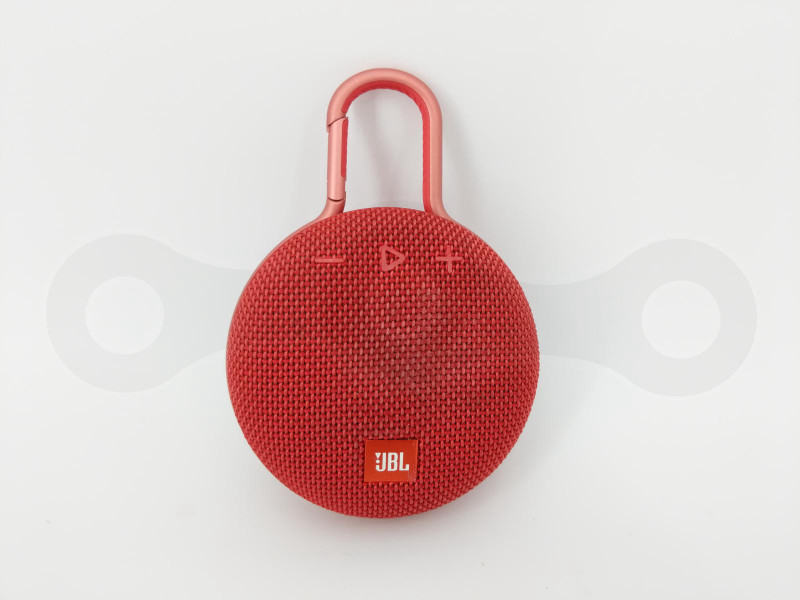 JBL CLIP 3 PORTABLE WATERPROOF BLUETOOTH WIRELESS CARABINER SPEAKER RED