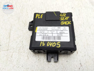 2015 RANGE ROVER L405 REAR LEFT POWER SEAT BACK FOLDING CONTROL MODULE UNIT ECM #RR051421