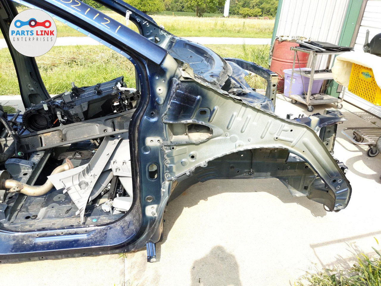 2018-2021 HONDA ODYSSEY FRONT RIGHT INNER FENDER STRUCTURAL FRAME RAIL ...