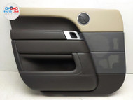 2018-2021 RANGE ROVER SPORT FRONT LEFT DOOR TRIM PANEL SPEAKER COVER BROWN L494 #RS101321