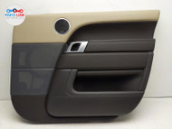 2018-21 RANGE ROVER SPORT FRONT RIGHT DOOR TRIM PANEL SPEAKER COVER BROWN L494 #RS101321