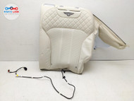 2016-2020 BENTLEY BENTAYGA REAR LEFT SEATBACK COVER CUSHION PAD TRIM 2ND ROW LH BT101921-028