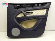 2016-20 BENTLEY BENTAYGA FRONT RIGHT DOOR TRIM PANEL SPEAKER COVER HANDLE BLUE BT101921-053
