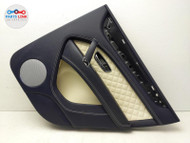 16-20 BENTLEY BENTAYGA REAR RIGHT DOOR TRIM PANEL SPEAKER COVER HANDLE CARD BLUE BT101921-054