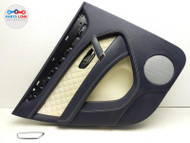 16-20 BENTLEY BENTAYGA REAR LEFT DOOR TRIM PANEL SPEAKER COVER HANDLE CARD BLUE BT101921-055