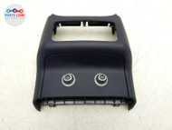 16-20 BENTLEY BENTAYGA REAR CENTER CONSOLE BACK TRIM VENT BEZEL PANEL COVER BLUE BT101921-092