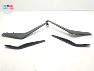 2019-22 PORSCHE CAYENNE CENTER CONSOLE CONTROL PANEL BEZEL TRIM GRAY SET 9Y0 #PR112221