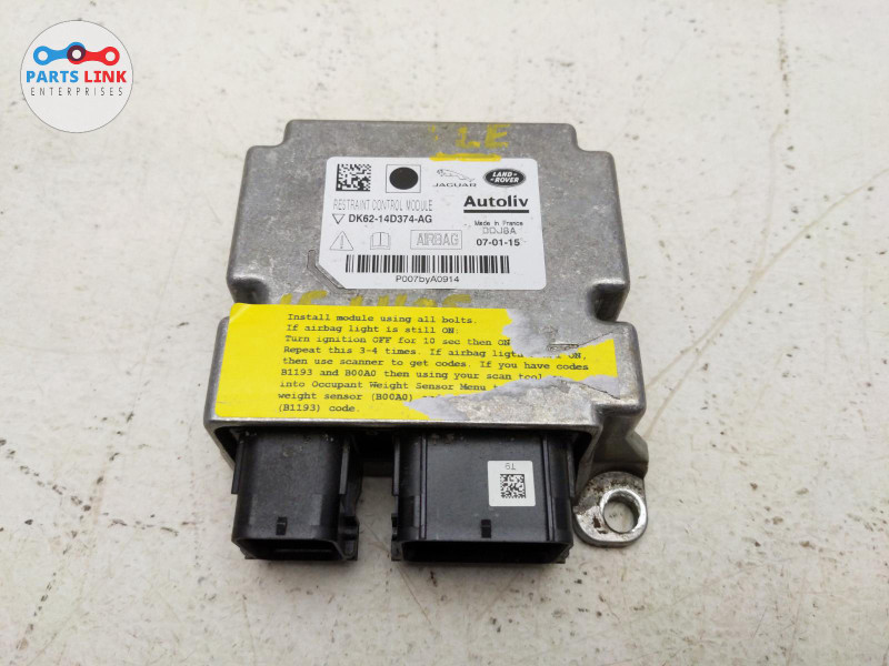 2014-2015 RANGE ROVER AIRBAG SRS CRASH DATA CONTROL MODULE UNIT SPORT ...