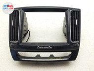 17-20 MASERATI LEVANTE CENTER CONSOLE AIR VENT AC GRILL RADIO SCREEN BEZEL M161 #MZ111621