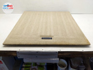 13-19 RANGE ROVER L405 TRUNK CARGO FLOOR SPARE COVER HARD MAT TRIM CARPET ALMOND #RR120221