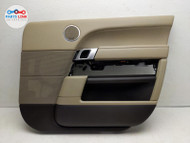 2013-17 RANGE ROVER L405 FRONT RIGHT DOOR TRIM PANEL SPEAKER COVER HANDLE ALMOND RR120221-029