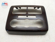 2013-2017 RANGE ROVER L405 CENTER CONSOLE REAR CLIMATE CONTROL TRIM BEZEL WALHUT #RR120221