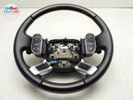 2013-17 RANGE ROVER L405 STEERING WHEEL HEATED WALNUT WOOD SHIFTERS ASSEMBLY #RR120221