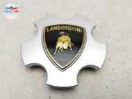 2004-14 LAMBORGHINI GALLARDO CENTER HUB CAP WHEEL 5 SPOKE RIM TRIM SILVER LP550 LG020822-102