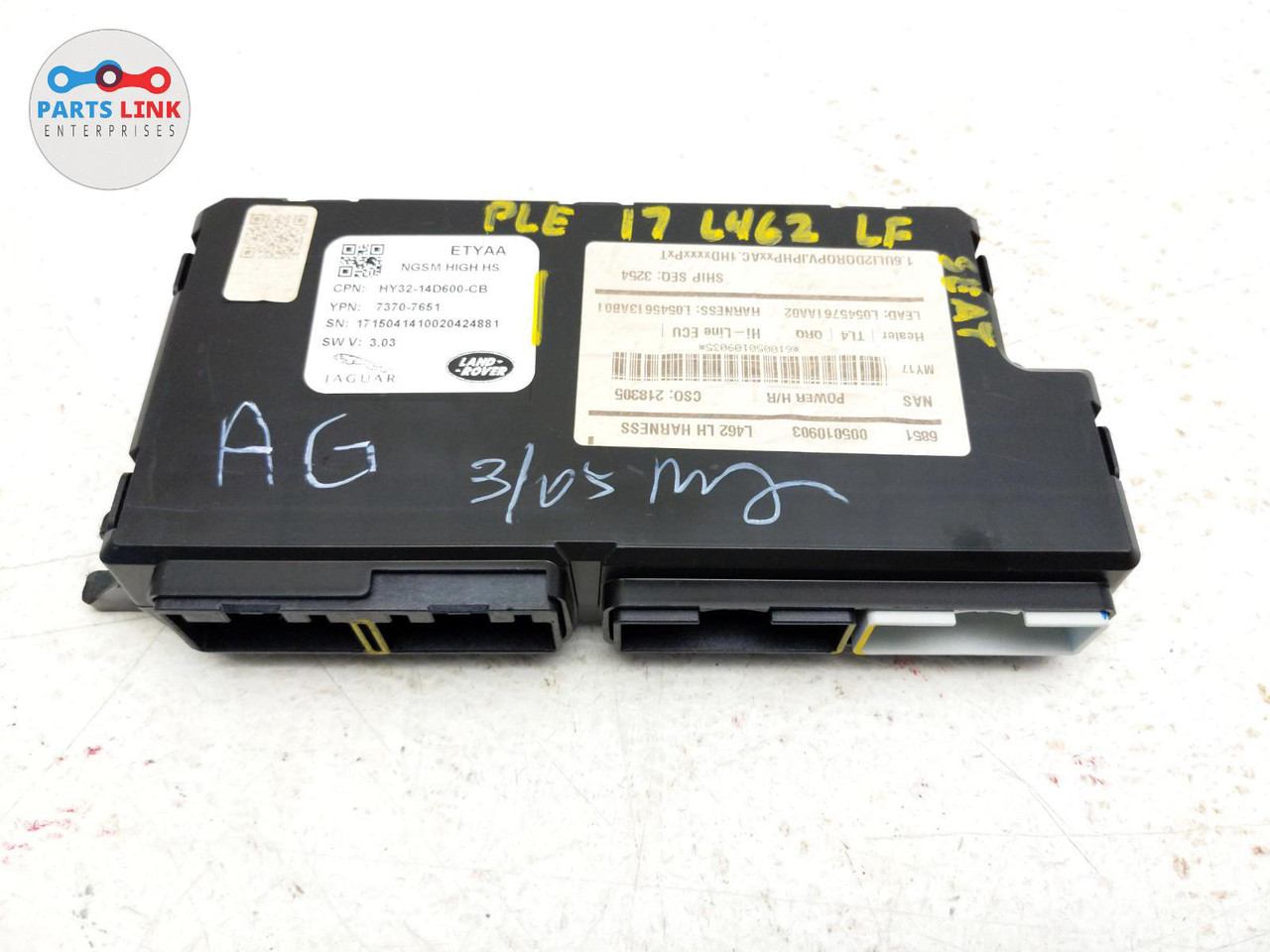 20172020 LAND ROVER DISCOVERY FRONT LEFT POWER MEMORY SEAT CONTROL MODULE L462