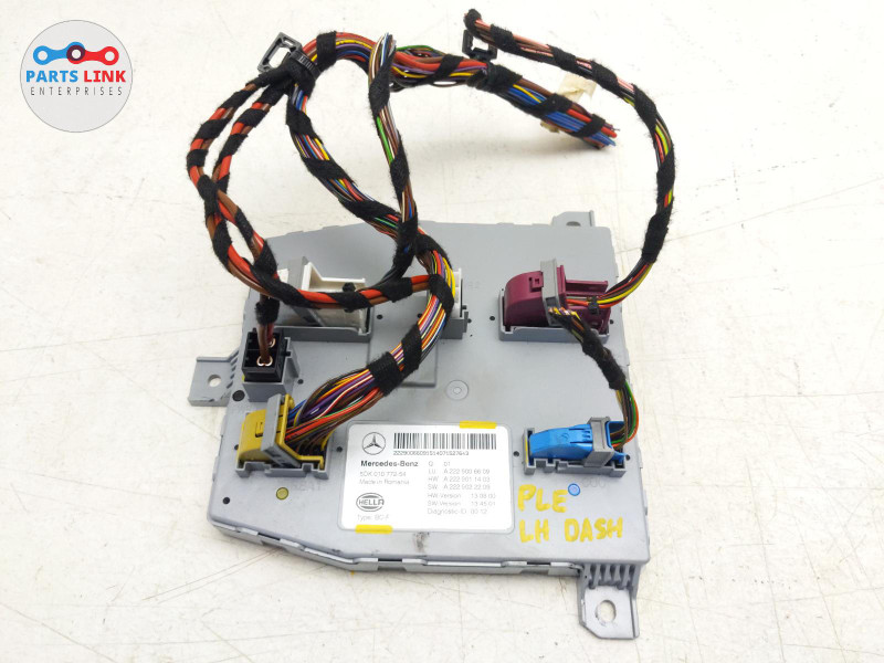 Mercedes S550 Rear Sam Control Module 15-17 MERCEDES S550 LEFT DASH SAM SIGNAL ACQUISITION CONTROL MODULE ...