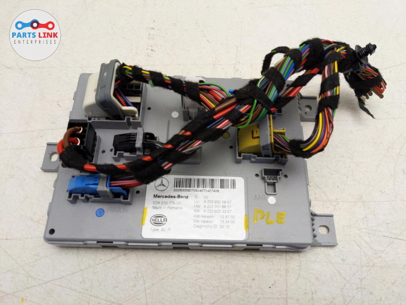 Mercedes S550 Rear Sam Control Module 2015-17 MERCEDES S550 REAR TRUNK SAM SIGNAL ACTIVATION MODULE FUSEBOX ...