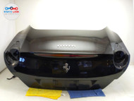 08-14 FERRARI CALIFORNIA REAR TRUNK HOOD LID LIFTGATE BOOT SHELL TRIM BLACK F149 FC070722-078