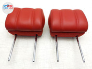 2013-17 RANGE ROVER HEADREST WINGED HEAD REST REAR OR FRONT MANUAL RED SET L405 RR081122-115