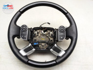 2013-21 RANGE ROVER STEERING WHEEL HEATED LEATHER PADDLE SHIFTER BLACK WOOD L405 #RR081122