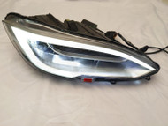 2016-2021 TESLA MODEL S RIGHT HEADLIGHT UP LEVEL PASSENGER LED LAMP DAMAGED OEM TS082820-092