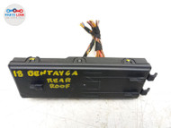 2016-20 BENTLEY BENTAYGA REAR ROOF TRUNK GATE CONTROL MODULE HARNESS 8W8959107B BT091922-360