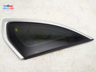 2016-20 BENTLEY BENTAYGA REAR RIGHT GLASS QUARTER VENT WINDOW CORNER PANEL TRIM BT091922-353