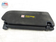 2016-20 BENTLEY BENTAYGA LEFT SUN VISOR SUNVISOR SUEDE BLIND SHADE MIRROR BLACK BT091922-014