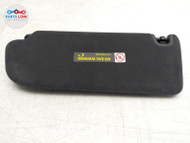 2016-20 BENTLEY BENTAYGA RIGHT SUN VISOR SUNVISOR SUEDE BLIND SHADE MIRROR BLACK BT091922-013