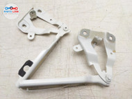 2016-20 BENTLEY BENTAYGA FRONT HOOD HINGE BONNET MOUNT SUPPORT ASSY WHITE SET-2 #BT091922