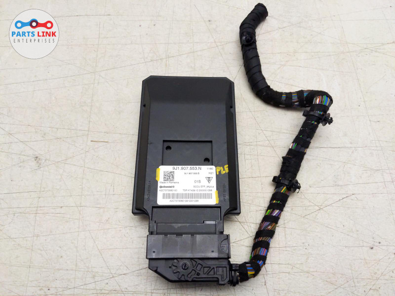 2021 PORSCHE TAYCAN 4S ADAPTIVE SUSPENSION CONTROL MODULE UNIT HARNESS BRAIN Y1A