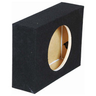 Qpower BQSHALLOW12SINGLE Single 12" Shallow Mount Subwoofer Box Enclosure Black #NI012222