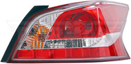 Tail Light for 2013 2012 Nissan Altima RH Sedan Standard Type Red & Clear Lens DRM-1611712