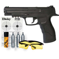 Daisy 415 CO2 .177 Cal Steel BB Semi-Auto Air Pistol Gun - 480 FPS Black (Kit) #NI121421