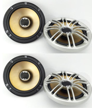 4) Polk Audio DB651s 6 1/2 Inch 2way Car Boat Marine Audio Slim Mount Speakers