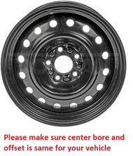 Dorman 939-237 16" Steel Wheel Rim Black 5 x 114.3 13-19 For Nissan Sentra Only #NI120221