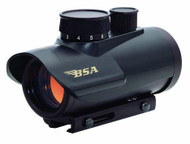 BSA Optics RD30 Red Dot Sight 30mm 5 MOA Matte 3/8 & 5/8 Picatinny Mount Black #NI091621