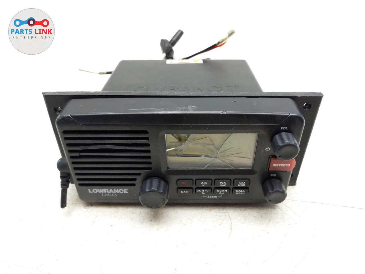 LOWRANCE LINK-8 VHF AIS GPS MARINE RADIO RECEIVER HEAD UNIT DUAL CHANNEL  MODULE