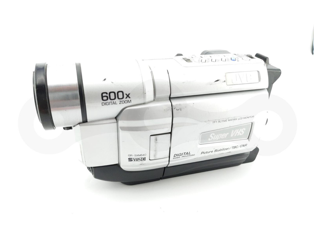 JVC SUPER VHS VIDEO CAMERA RECORDER CAMCORDER 600X DIGITAL ZOOM HANDHELD SILVER